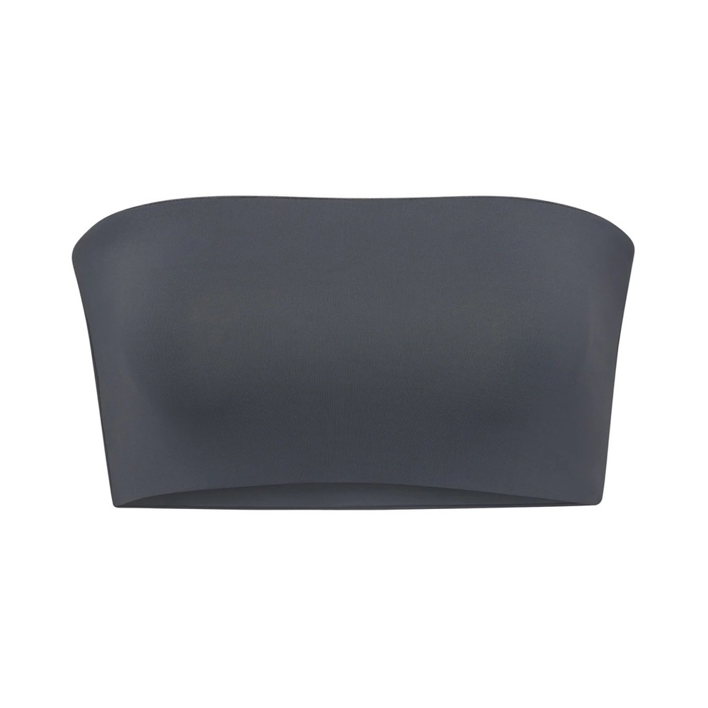 SKIMS SWIM BANDEAU TOP! Still has the tags! Color is Gunmetal in size M